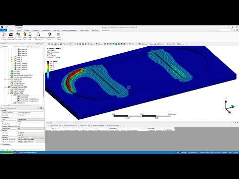 Ansys Direct Energy Deposition (DED) additive process simulation
