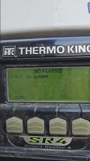 alarms on thermoking, how to check alarms on thermoking reefer trailers