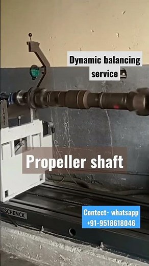 propeller shaft dynamic balancing #balancing #new #mechanical #vibration #industrial