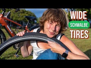 Why I Love My Super Wide Schwalbe Tires | G-One Allround + Super Moto X