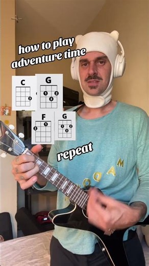 how to play adventure time on ukulele. i offer pay whatever lessons irl or ftime.