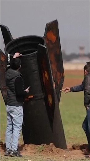 Misil cae en zona rural de Siria y sorprende a los habitantes del sector