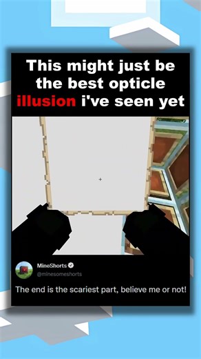 Minecraft White Room Illusion Goes Unexpected