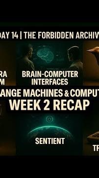 Day 14 | The Forbidden Archives — Strange Machines & Computers (Recap)