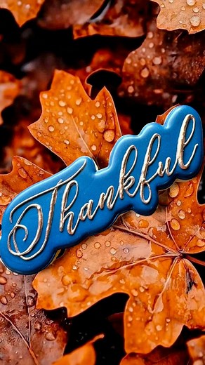I am loving the copper & navy color combo!😍 #fblifestyle #Thanksgiving2025 #oddlysatisfying #satisfying #navyblue #fypシ #copper #icingcookies #lettering #piping #pipingskills #Thanksgiving #cookies #royalicing | The Flour Child cookies