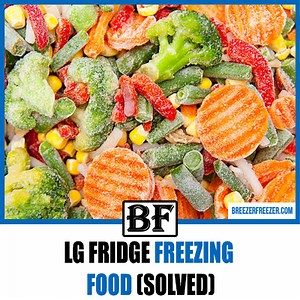 LG Fridge Freezing Food (Solved) - Breezer Freezer