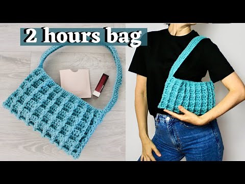 How to Crochet a Small Bag for Beginners Step by Step.