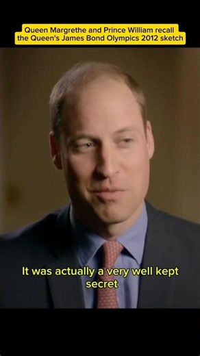 Queen Margrethe and Prince William recall the Queen's James Bond Olympics 2012 sketch