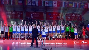 9.1K views · 262 reactions | Russia became back-to-back Youth World Champions at #Poland2018 after defeating Hungary 29:27 in the finals. Will Russia be able to win a third championship in a row this summer? Stay tuned! 菉‍♀️ Федерация гандбола России / Handball Federation of Russia Magyar kézilabda-válogatott | International Handball Federation | Facebook