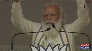 PM Narendra Modi addresses campaign rally in Pathanamthitta, Kerala. 'There're times when people speak in one voice against tyrannical forces, that convey a special message to those in power. I am seeing a similar spirit in Kerala today'. | #May2WithTimesNow | TIMES NOW