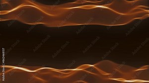 Liquid flowing wave warp 3D animation blur background sci-fi science DNA strand design pattern gradient visual effect motion graphics abstract titles colour orange