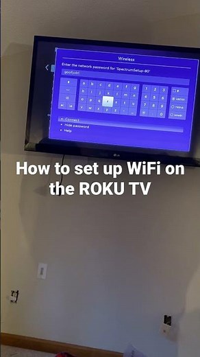 How to set up Internet connection on to the ROKU STREAMING TV so that you can view YouTube, Netflix