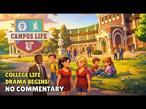 College Life Drama Begins! CAMPUS LIFE Gameplay Walkthrough | No Commentary LONGPLAY