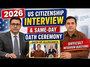 US Citizenship Interview and Same-day Oath Ceremony Naturalization 2026 | Oath of Allegiance 2026