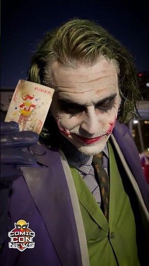 Heath Ledger’s Joker RETURNS at MCM Comic Con 🃏 #shorts #halloween #batman #joker #dccomics