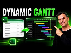Excel Gantt Chart That Updates Automatically | Step-by-Step