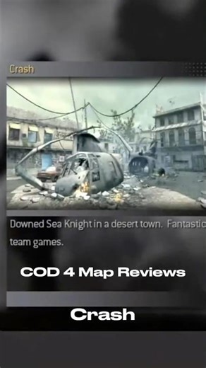 COD 4 Map Reviews Crash #callofduty #cod4 #gaming #cod #callofdutyvideos