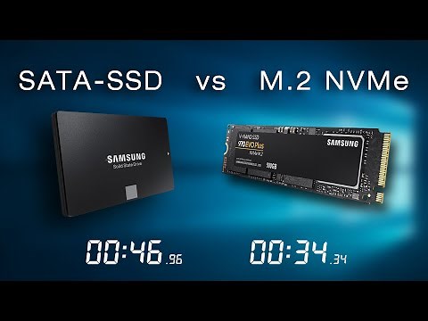 Samsung 860 EVO SSD vs 970 EVO M.2 NVMe