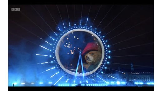London Eye hologauze projections ring in the new year | AV Magazine