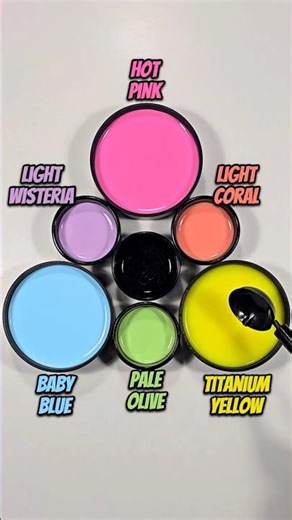 💙Baby Blue + 💖Hot Pink + ☀️Titanium Yellow - Pop Energy Explosion