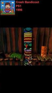 Crash Bandicoot (1996) | PS1 Gameplay #shorts #gameplay #ps1 #RetroGaming