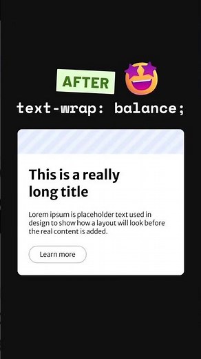 CSS Trick That Fixes Awkward Text Wrapping 😮 | text-wrap: balance