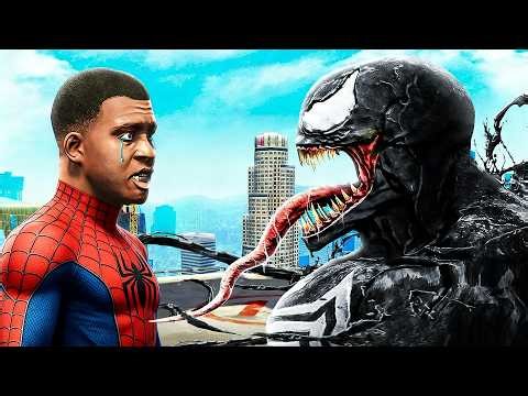 💀 WHICH IS STRONGER? VENOM vs SPIDER-MAN! 😱 IS THIS THE END FOR FRANKLIN?! | GTA 5 MODS