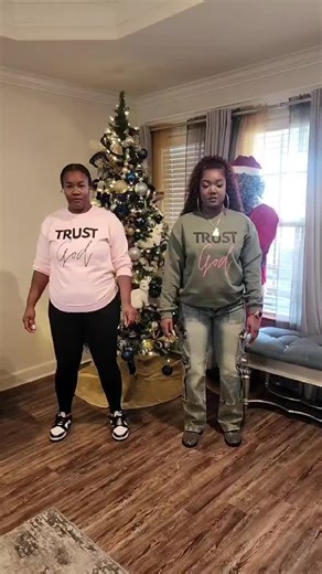 Dancing through life because God’s got us — period. #TrustGod #Sweatshirt