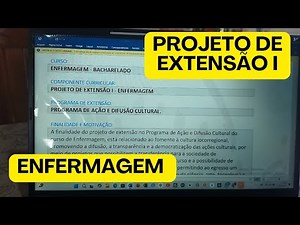 PROJETO DE EXTENSÃO- ENFERMAGEM