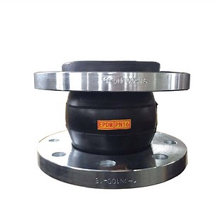 [Hot Item] DIN ANSI BS GOST Flanged DN100 Rubber Expansion Joint Pn10 Pn16 with BSPT Thread Union Dismantling Joint Universal Joints