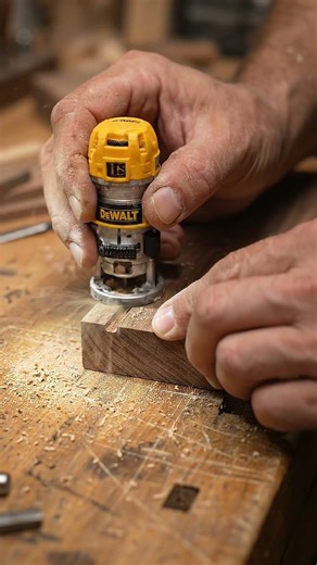 The Shocking Truth About This Tiny Dewalt Router! 😱 #diyprojects #realsparks #tinytool