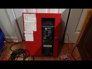 Silent Knight 5204 Fire Alarm Control Panel Demo