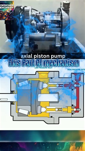 The Secret to High Pressure: Axial Piston Pump ⚙️ (Educational & Curious) #2026short