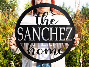 Custom Family Welcome Home Sign | Outdoor Family Name Sign for Front Porch | Housewarming Couples Gift | Last Name Wedding Anniversary Gift - Etsy