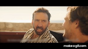 Nicolas Cage and Pedro Pascal car meme [TIKTOK] on Make a GIF