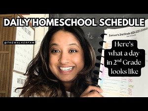 Daily Homeschool Schedule for a 2nd Grader