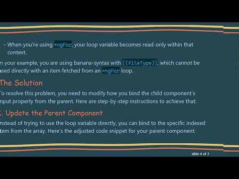 Resolving the Issue of Parent Component Property Not Updating from Child Component in Angular