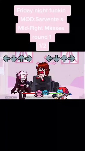 Friday Night Funkin MOD: Sarvente's Mid-Fight Masses Round 1/2