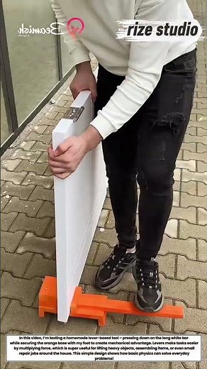 Cool DIY Lever Tool Demo - Simple Mechanical Advantage in Action!