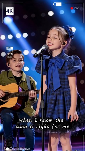 Blue Checks And Gentle Strings Shape A Dream Shared By Two Siblings💗Full performance in the comments👇 | Karina Smirnoff