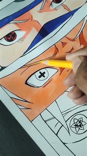 Drawing Naruto eyes #animeeart #anime #drawing #naruto