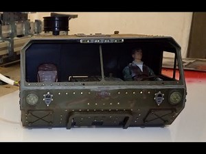 tutorial zum edging bzw altern von eigenbau rc lkw / truck modell hemtt lvsr long tail crawler 10x10