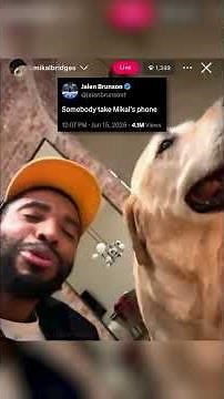 Mikal Bridges had a TIME on Instagram live 😂 #shorts