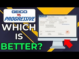 GEICO VS PROGRESSIVE CAR AUTO INSURANCE (2025) | IS GEICO BETTER CHEAPER THAN PROGRESSIVE