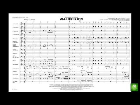 All I Do Is Win arranged by Jay Bocook