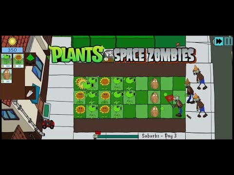 Plant vs SPACE Zombies Edition Android Apk / Gameplay & Download
