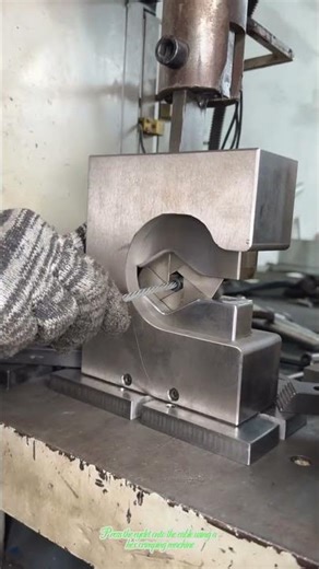 Press the eyelet onto the cable using a hex crimping machine