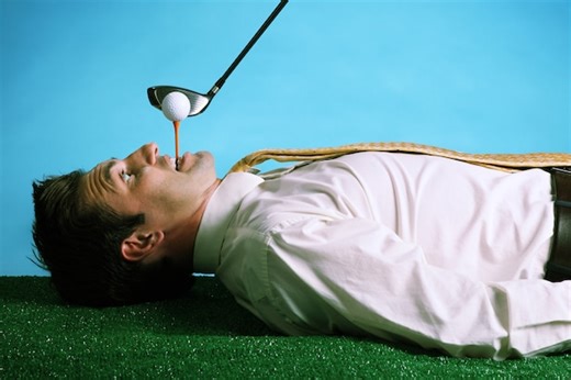 Golf instructor sues oil executive for $1 million after a ‘careless swing’ during a lesson left him permanently disfigured