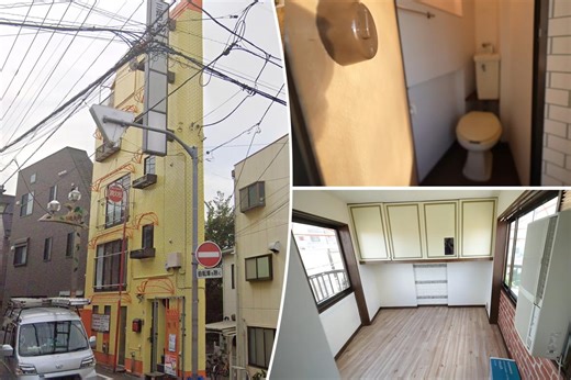 Inside a shockingly skinny Tokyo apartment building less than 2 feet wide at its narrowest point