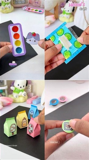 4 Creative Craft Ideas 🤩 #diy #shorts #helenascraft #craft #diyideas